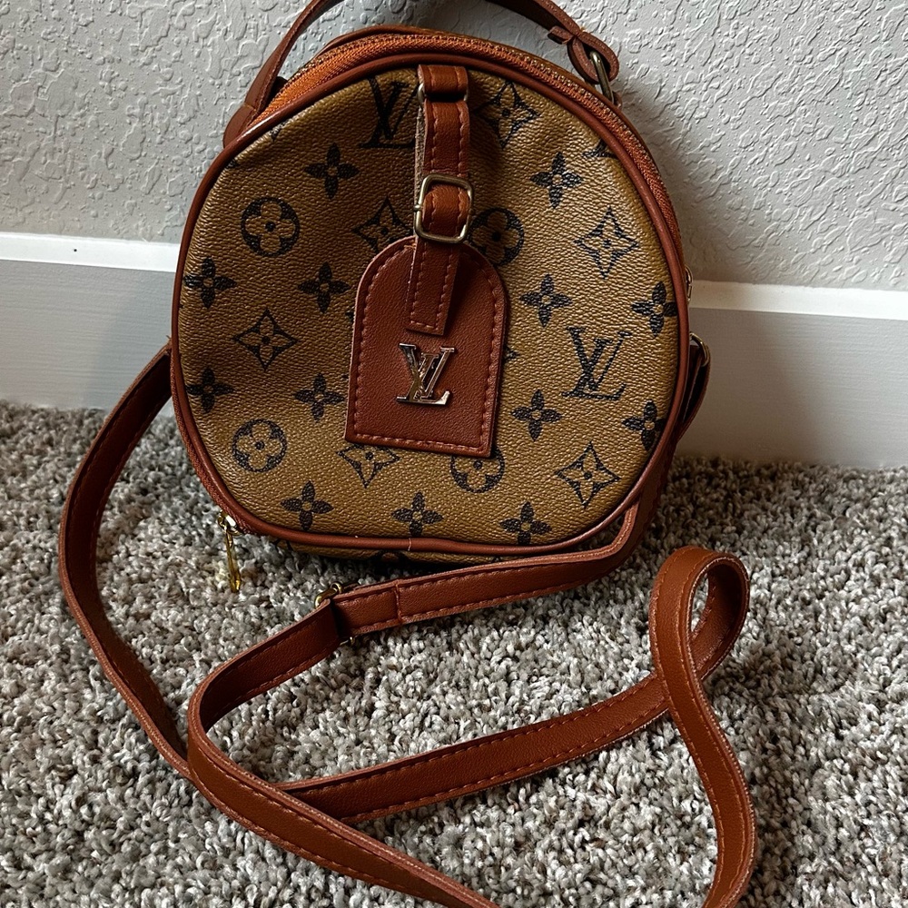 Brown Designer Crossbody Bag